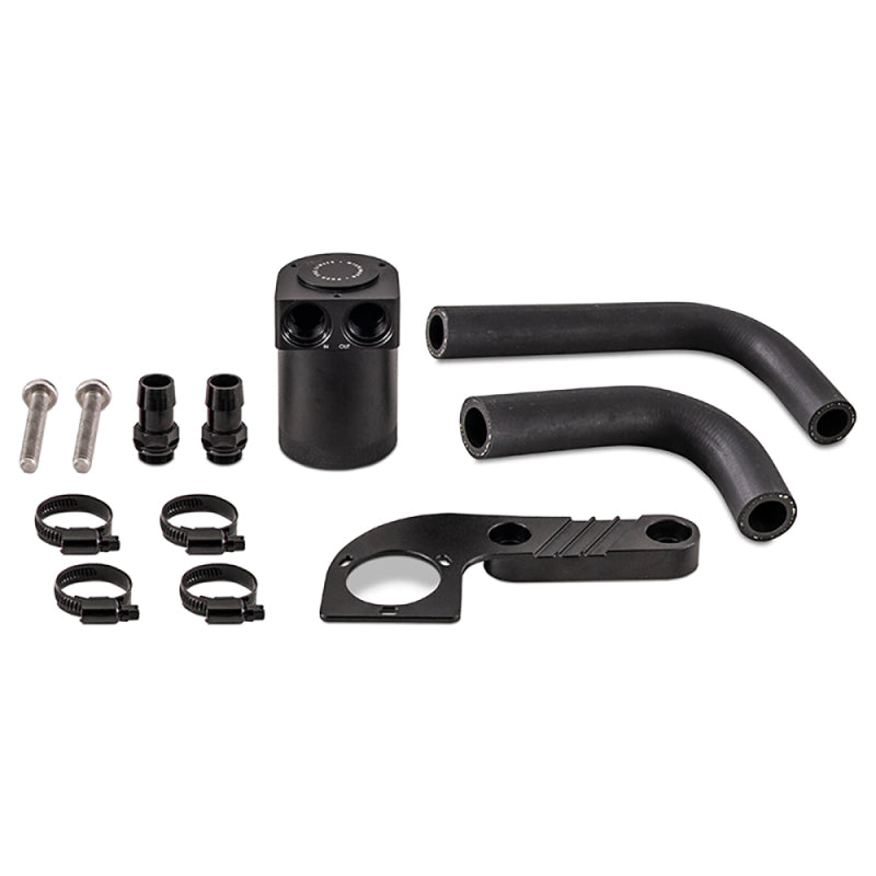 Mishimoto 2015+ BMW F8X M3/M4 Baffled Oil Catch Can - Wrinkle Black - Mammoth Racing -