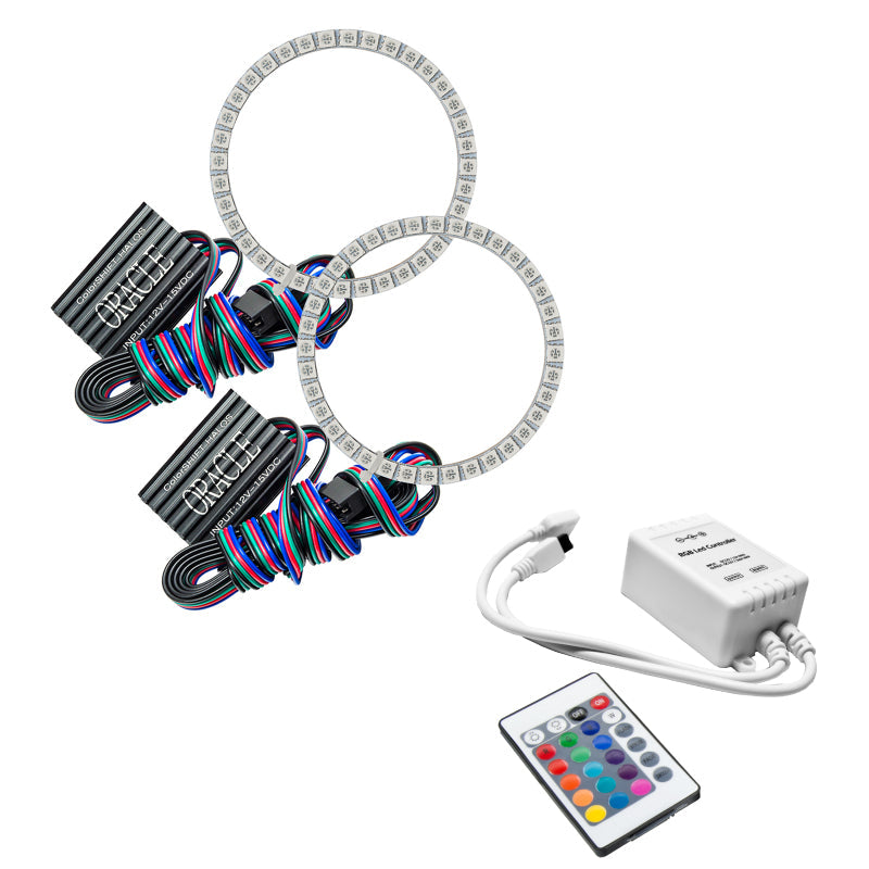 Oracle Ford Mustang 15-17 Halo Kit - ColorSHIFT w/ Simple Controller - Mammoth Racing -