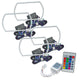 Oracle Chevy Silverado 14-15 Halo Kit Projector Style - ColorSHIFT w/ Simple Controller - Mammoth Racing -