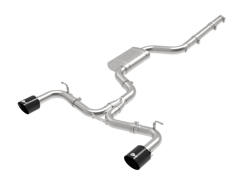 aFe MACHForce XP 3in-2.5in SS Exhaust Cat-Back 18-19 Volkswagen GTI (MK7.5) L4-2.0L (t) - Black - Mammoth Racing -
