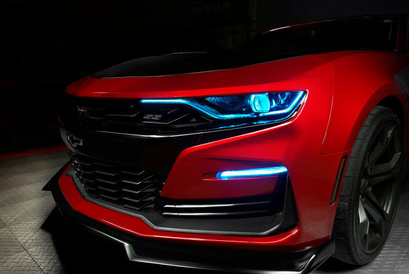 Oracle 19-21 Chevy Camaro SS/RS RGBW+A Headlight DRL Upgrade Kit - ColorSHIFT w/o Controller - Mammoth Racing -