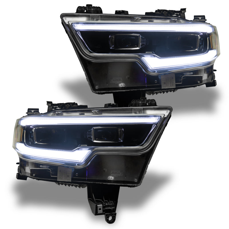 Oracle 19-21 RAM 1500 Projector LED Headlight DRL Upgrade Kit - ColorSHIFT RGBW+A w/ BC1 Controller - Mammoth Racing -