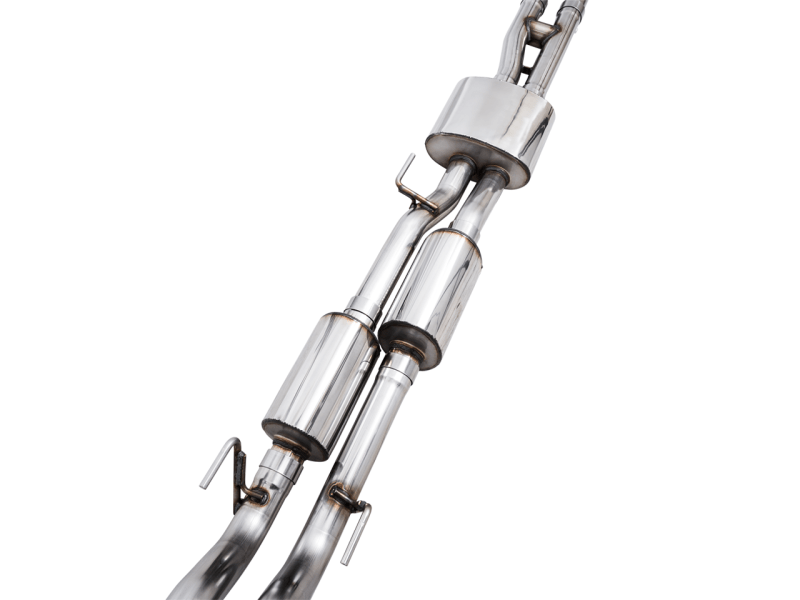 AWE 16-22 Toyota Tacoma 0FG Catback Exhaust w/ BashGuard - Dual Diamond Black Tips - My Store