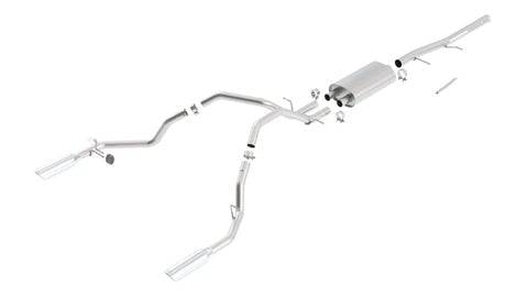Borla 09-12 GMC Sierra 1500 / 09-12 Chevrolet Silverado 1500 SS Catback Exhaust - Mammoth Racing -