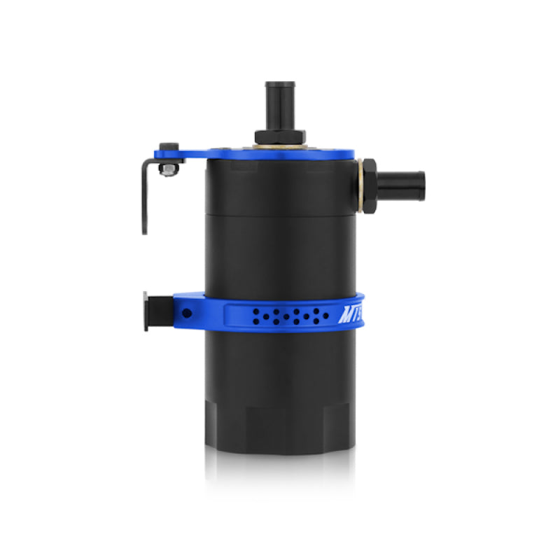 Mishimoto Universal Baffled Oil Catch Can - Blue - Mammoth Racing -