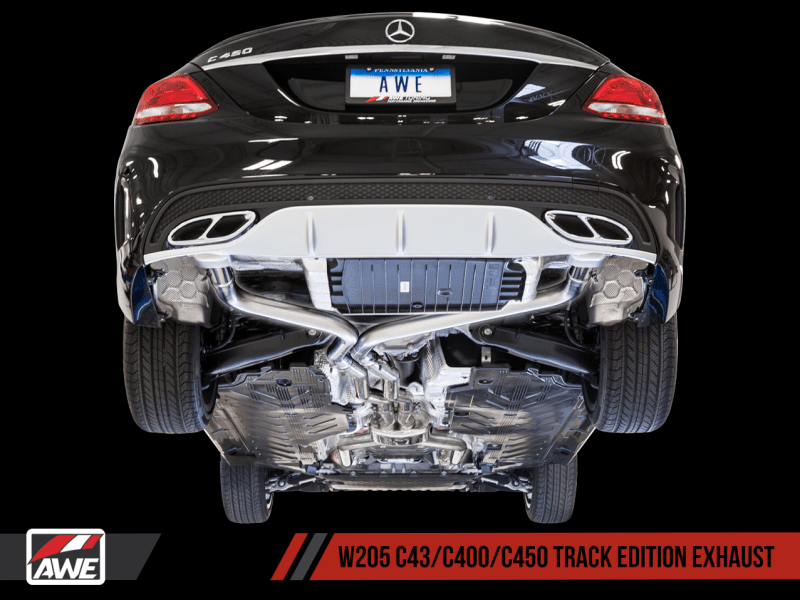 AWE Tuning Mercedes-Benz W205 C450 AMG / C400 Track Edition Exhaust - My Store