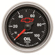 Autometer GM Bowtie Black 2-1/16in 0-100 PSI Oil Pressure - Stepper Motor - My Store