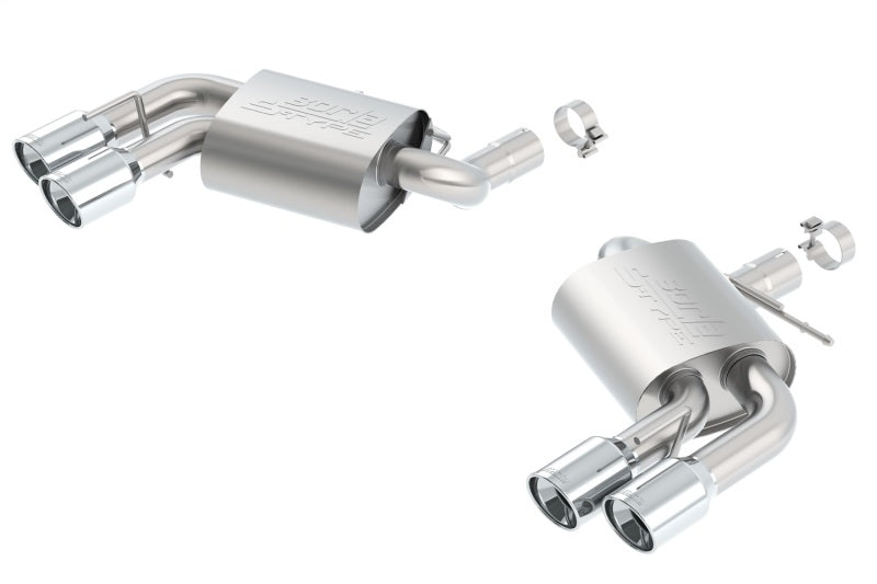 Borla 2016 Chevy Camaro 6.2L AT/MT S-Type Rear Section Exhaust w/o Dual Mode Valves - My Store