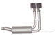 Gibson 05-08 Ford F-150 FX4 5.4l 2.5in Cat-Back Super Truck Exhaust - Stainless - Mammoth Racing -