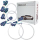 Oracle Mercedes Benz C-Class 08-11 Halo Kit - ColorSHIFT w/o Controller - Mammoth Racing -