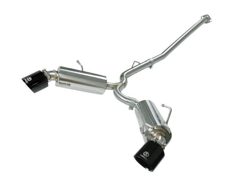 aFe Takeda Exhaust Axle-Back 13-15 Scion FRS / Subaru BRZ 304SS Black Dual Tips Exhaust - My Store