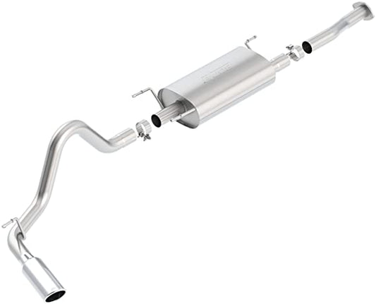 Borla 2016 Toyota Tacoma 3.5L V6 Auto 4DR CC SB S-Type 2.5in Single Left Rear Exit 4in Tip Exhaust