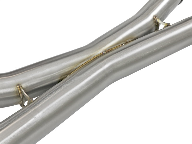 aFe MACHForce XP Exhausts Cat-Back SS 21 BMW M2 Competition L6-3.0L w/Polished Tips - Mammoth Racing -