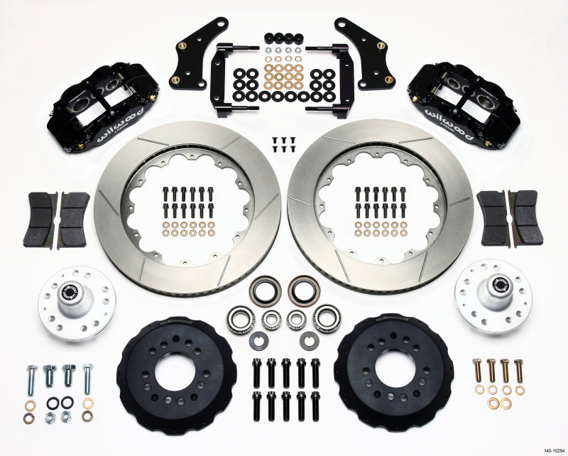 Wilwood Narrow Superlite 6R Front Hub Kit 14.00in Large GM 57-70 Drop Spindle - Mammoth Racing -