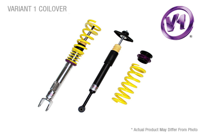 KW Coilover Kit V1 VW Passat (3C/B6/B7) Sedan; 2WD + Syncro 4WD; all engines w/ DCC - Mammoth Racing -