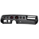 Autometer Designer Black 70-72 Chevelle/ El Camino/ Malibu Dash Kit 6pc Tach/MPH/Fuel/Oil/WTMP/Volt - My Store