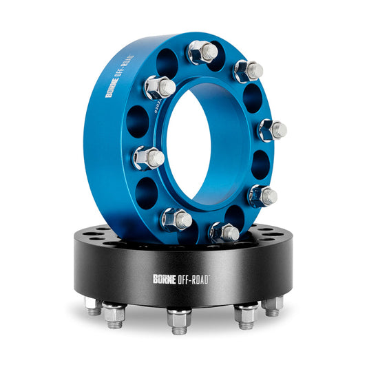 Mishimoto Borne Off-Road Wheel Spacers 8X165.1 121.3 50 M14 Blk - Mammoth Racing -
