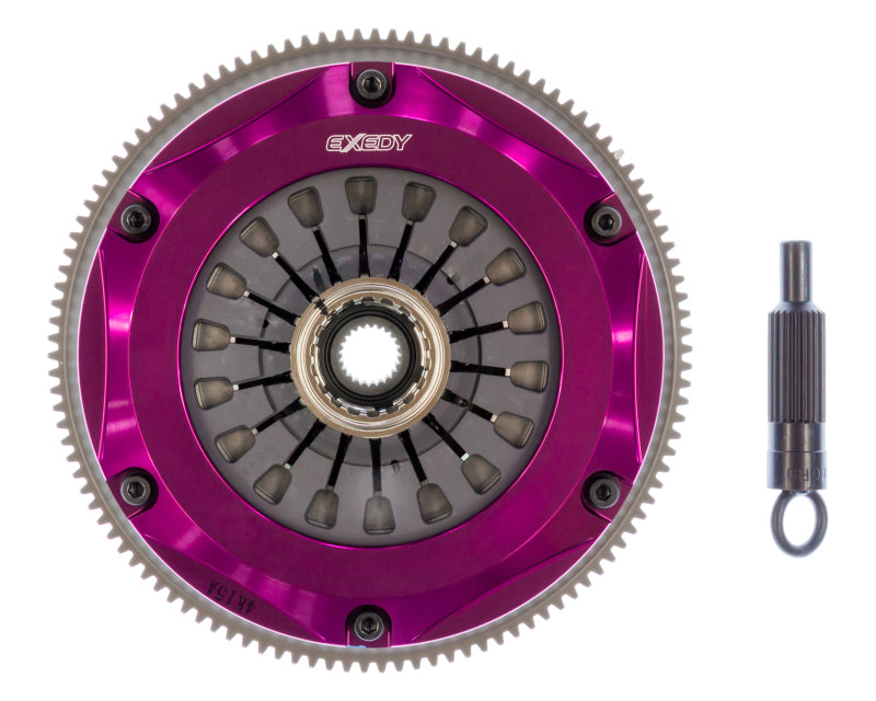 Exedy 2008-2015 Mitsubishi Lancer Evolution GSR L4 Hyper Twin Cerametallic Clutch Sprung Disc - Mammoth Racing -