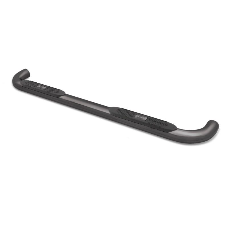 Lund 15-17 Chevy Colorado Crew Cab 4in. Oval Curved Steel Nerf Bars - Black - My Store