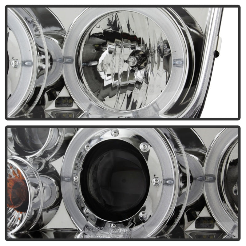 Spyder Volkswagen Jetta 99-05 Projector HeadlightsLED Halo Chrm PRO-YD-VJ99-HL-C - Mammoth Racing -