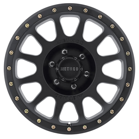 Method Mr305 NV 16x8 0mm Offset 6x5.5 108mm CB Matte Black Wheel