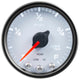 Autometer Spek-Pro Gauge Fuel Level 2 1/16in 0-270 Programmable Wht/Blk - My Store