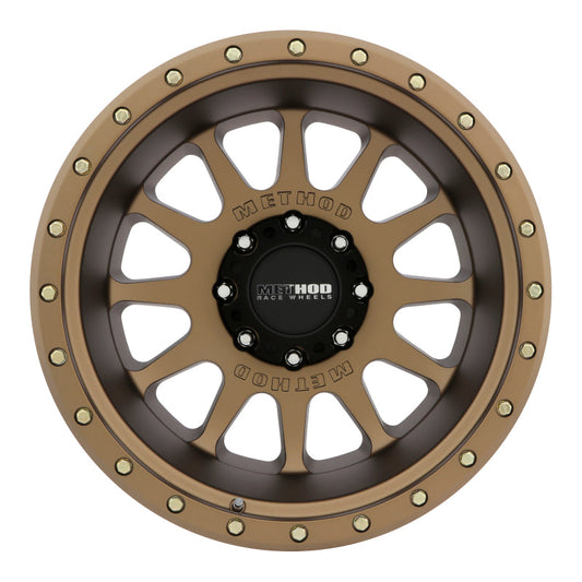 Method Mr605 NV 20x12 -52mm Offset 8x6.5 121.3mm CB Method Bronze Wheel