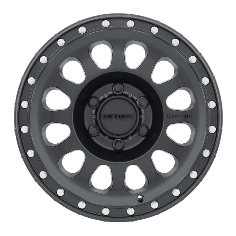 Method Mr315 17x8.5 0mm Offset 6x135 87mm CB Matte Black Wheel - Mammoth Racing -