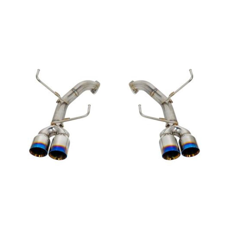 Remark 11-14 Subaru WRX/STI GR (GV) Sedan Axle Back Exhaust w/Burnt Stainless Steel Double Wall Tip - My Store