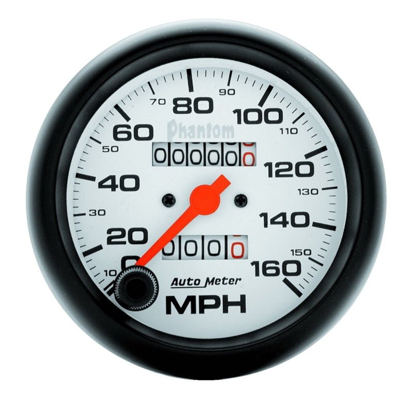 Autometer Phantom 3-3/8in 160mph Speedometer Gauge - Mechanical Full Sweep - My Store