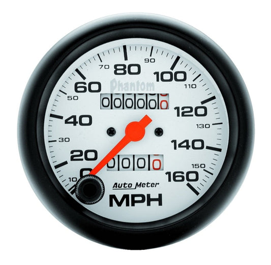 Autometer Phantom 3-3/8in 160mph Speedometer Gauge - Mechanical Full Sweep - My Store