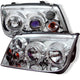 Spyder Volkswagen Jetta 99-05 Projector HeadlightsLED Halo Chrm PRO-YD-VJ99-HL-C - Mammoth Racing -