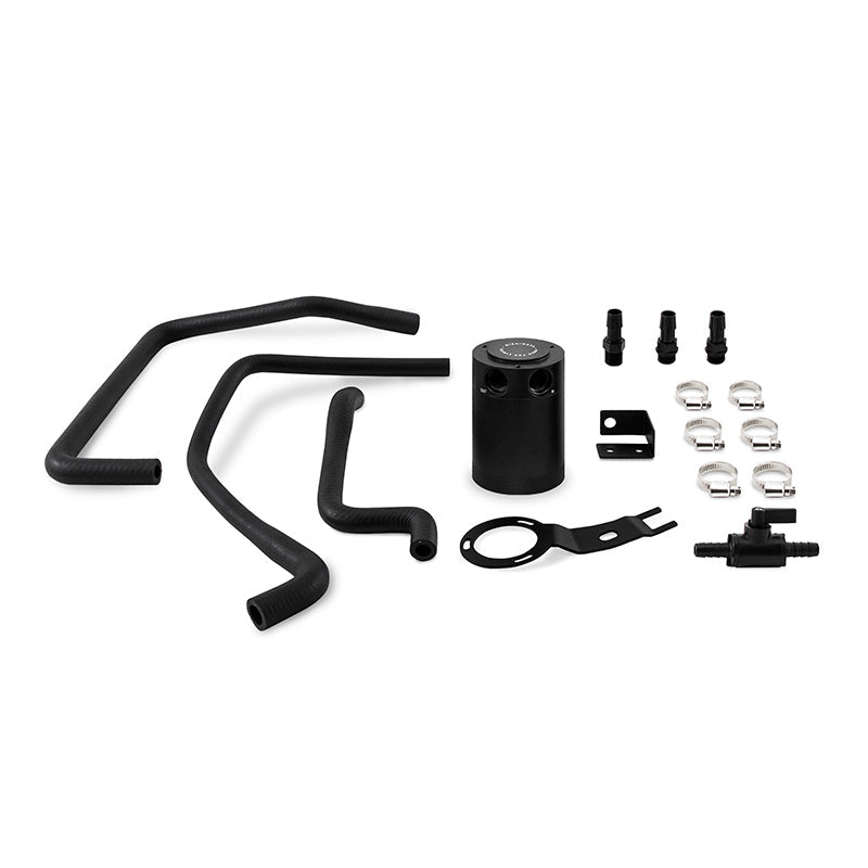 Mishimoto 2016+ Mazda Miata Baffled Oil Catch Can Kit - Black - Mammoth Racing -