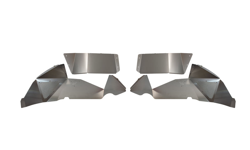 Fishbone Offroad 2018+ Jeep Wrangler JL Rear Pair Aluminum Raw Inner Fenders - Mammoth Racing -