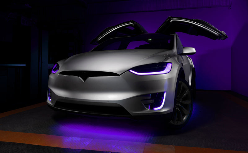 ORACLE Lighting 16-21 Tesla Model X Dynamic ColorSHIFT Headlight & Fog Light DRL Upgrade Kit - Mammoth Racing -