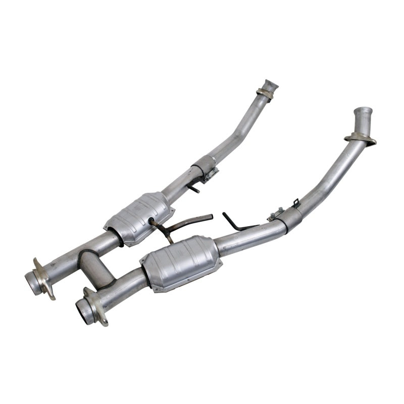 BBK 94-95 Mustang 5.0 High Flow H Pipe With Catalytic Converters - 2-1/2 - My Store