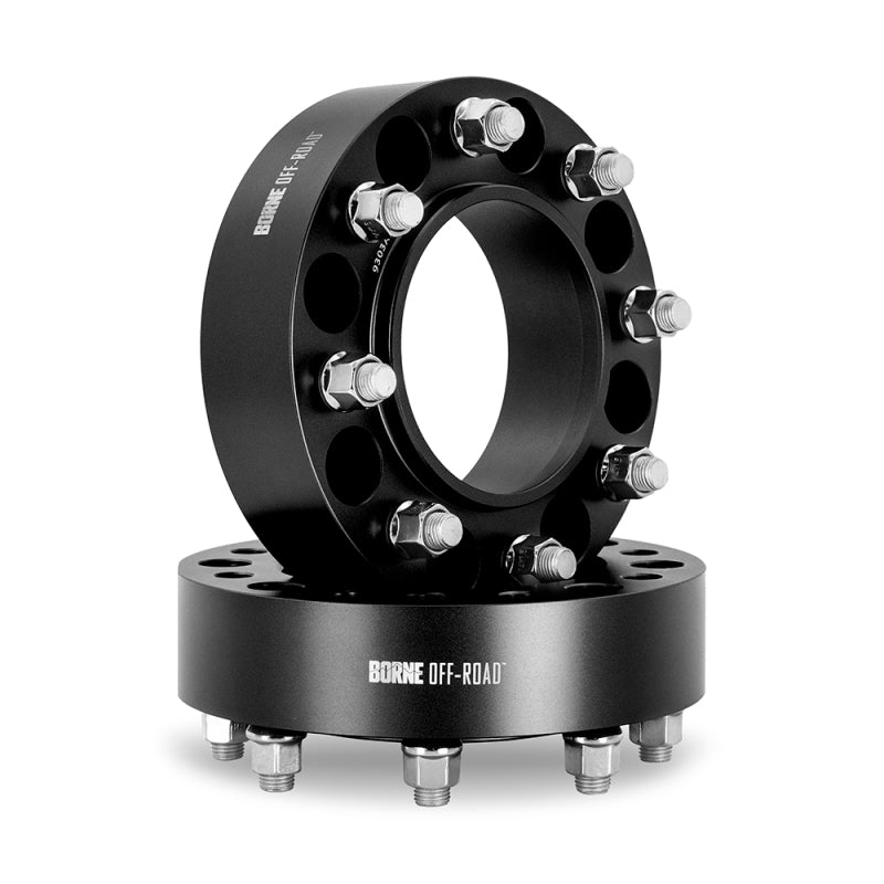 Mishimoto Borne Off-Road Wheel Spacers 8X165.1 121.3 50 M14 Blk - Mammoth Racing -