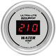 Autometer Ultra-Lite 2-1/16in 340 Deg F Silver Dial Digital w/ Red LED Water Temperature Gauge - My Store