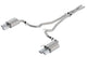 Borla S-Type Cat Back 18-20 Ford Mustang GT Convertible 2.5in pipe 4in tip - Mammoth Racing -