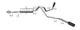 Gibson 99-04 Ford F-250 Super Duty Lariat 6.8l 2.5in Cat-Back Dual Extreme Exhaust - Black Elite - Mammoth Racing -