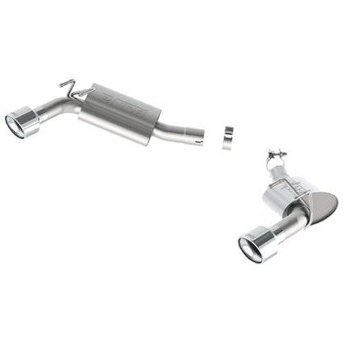 Borla 14-15 Camaro SS 6.2L V8 RWD Single Split Rr Exit ATAK Exhaust (rear section only) - Mammoth Racing -