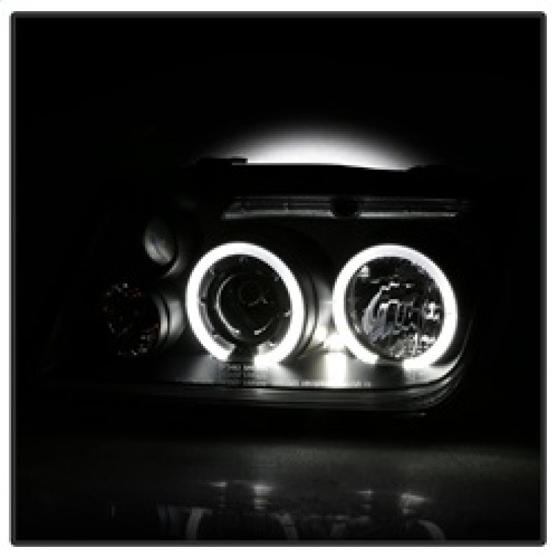 Spyder Volkswagen Jetta 99-05 Projector HeadlightsLED Halo Blk PRO-YD-VJ99-HL-BK - Mammoth Racing -