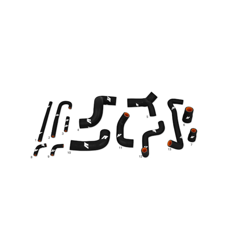 Mishimoto 88-91 BMW E30 (M3) Black Silicone Hose Kit - Mammoth Racing -