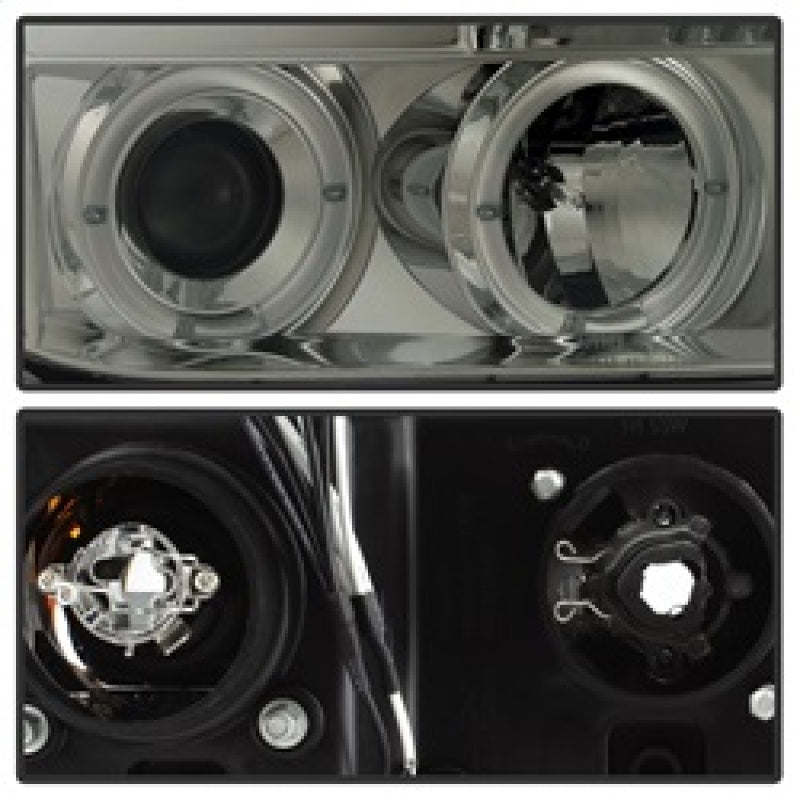 Spyder Toyota Tundra 07-13 Projector Headlights LED Halo LED Smke PRO-YD-TTU07-HL-SM - Mammoth Racing -