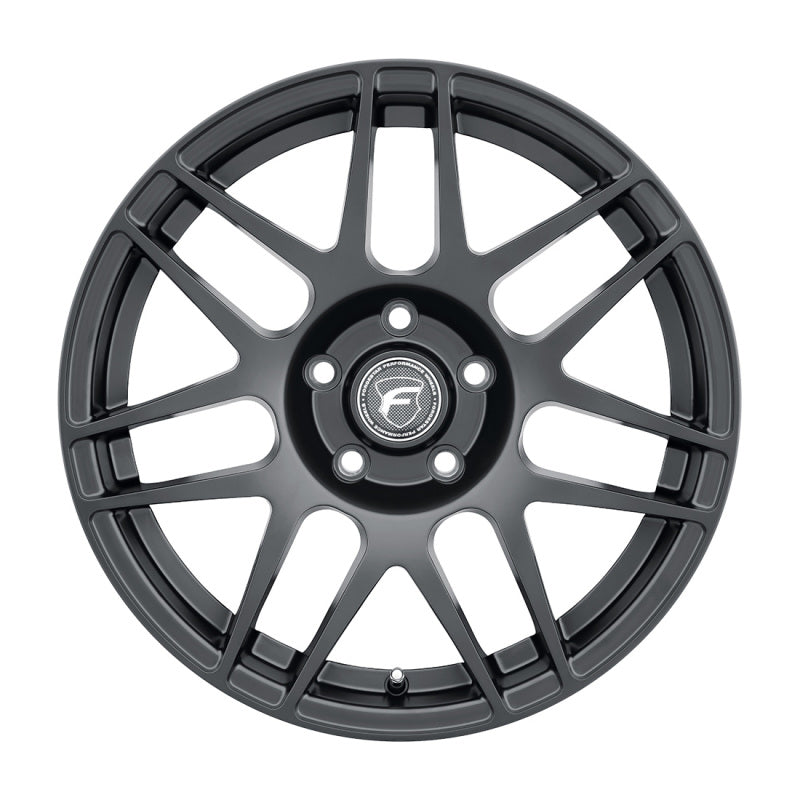 Forgestar F14 Drag 18x8.0 / 5x120 BP / Et15 / 5.125in BS Satin Black Wheel - Mammoth Racing -