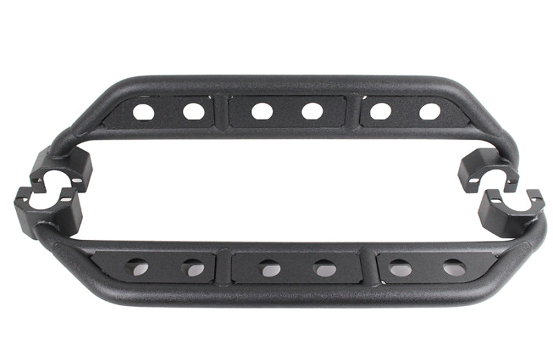 Fishbone Offroad 07-18 Jeep Wrangler JK 4 Door Steel Side Steps - Black Textured Powdercoat - Mammoth Racing -