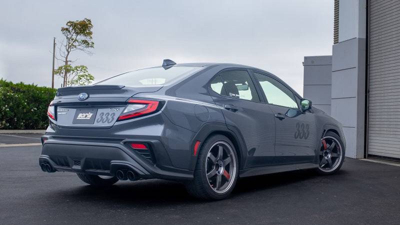 Borla 2022 Subaru WRX 2.4L Turbo AT/MT AWD S-Type Catback Exhaust CB Tips - Mammoth Racing -