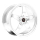 Weld S71 20x7 / 5x115mm BP / 2.8in. BS Polished Wheel (High Pad) - Non-Beadlock - Mammoth Racing -