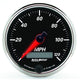 Autometer Designer Black II 3 3/8in 120 MPH In-Dash Speedo w/ LCD ODO - My Store