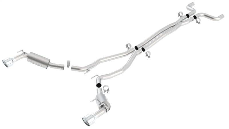 Borla 10-13 Chevy Camaro SS 6.2L 8cyl Aggressive Catback Exhaust - Mammoth Racing -